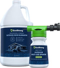 Eco Strong Outdoor Odor Eliminator | Outside Dog Urine Enzyme Cleaner – Powerful Pet Cat Animal Scent Deodorizer | Professional Strength for Yard Turf Kennels Patios Decks (Gallon with Sprayer)