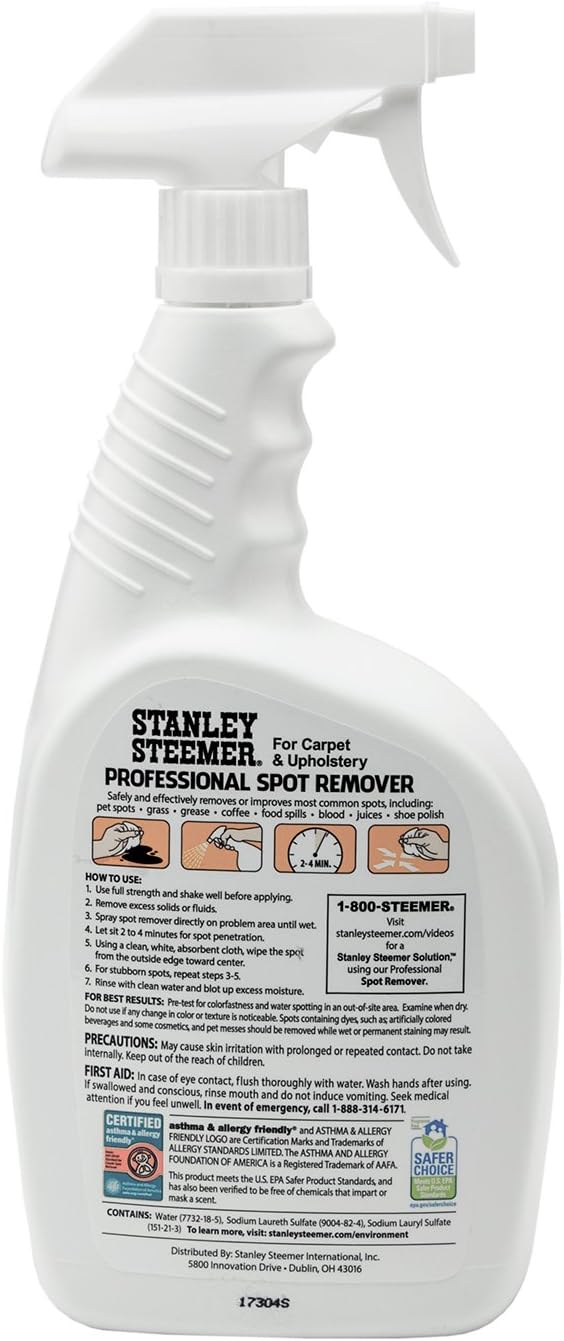 Stanley Steemer Professional Carpet and Upholstery Spot Remover 32 OZ