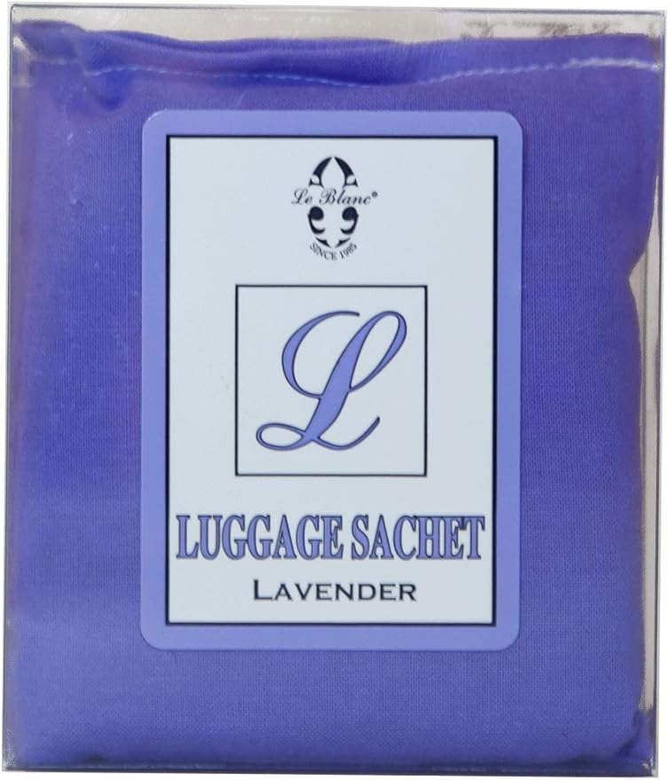 Le Blanc® Lavender Double Pack Luggage Sachet- Luxury Scented Fabric Sachet for Your Luggage (1 Pack)
