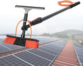 Water Fed Telescopic Window Cleaning Pole 30ft Brush Cleaner for Trucks Conservatory Roof Photovoltaic Panel Roof Cleaning Tools Kit