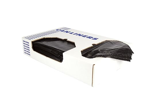 X-Liner by Heritage Bag Economical Heavy Duty Can Liner 40x46 Black 2.0Mil 100 pack