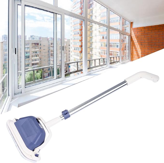 Electric Glass Tool Automatic Push and Wipe Window Cleaner for Indoor and Outdoor Dual Mode Handle Ergonomic Design