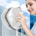 Magnetic Window Cleaner Double-Sided Magnetic Window Cleaner Glass Adjustable Magnet Force Cleaning Brush Glass Wiper Household Cleaning Tools with Anti-Falling Rope for High-Rise Glazed Window
