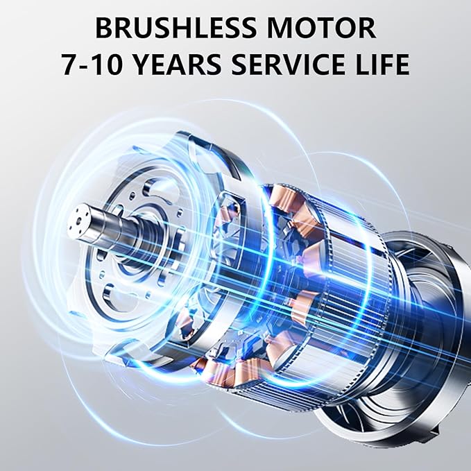 Professional Car Vacuum Cleaner 20000Pa Powerful Handheld Vacuum for Car Interior Cleaning Portable Cordless Mini Vacuum with Brushless Motor &amp Crevice Tool for Car