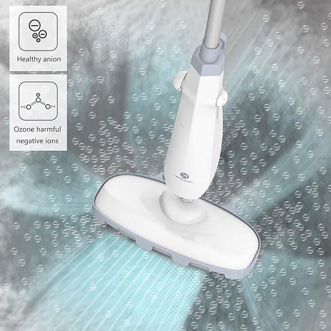 Handheld Steam Mops 1000W Power Handheld Vertical Floor Steam Cleaner Convenient Detachable Handheld Steam Cleaner Hard Floor Cleaning White