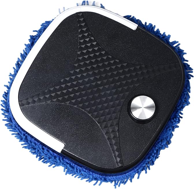 Fully Automatic Mop Cleaner Low Noise USB Rechargeable Slim Design Dry Wet Mopping Robot for Pet Hair Dust Removing Compact Size for Hardwood Tile Floors