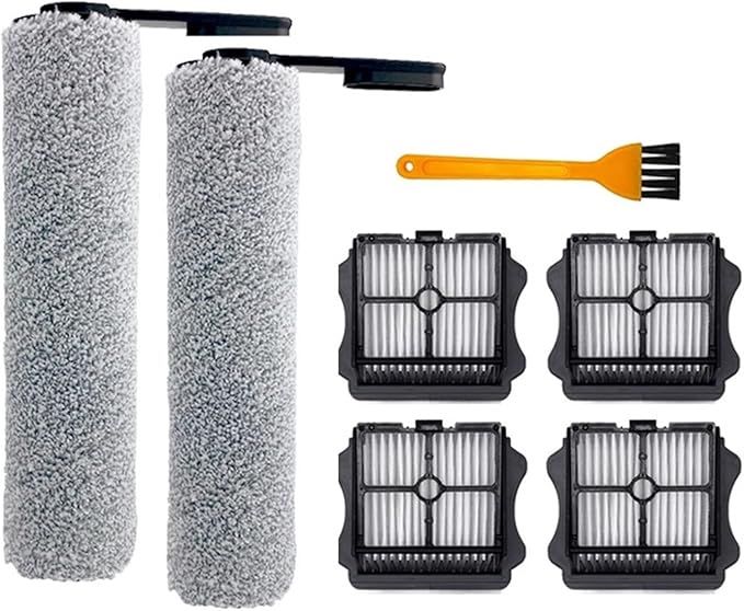 EtliN Compatible WithTineco Floor ONE S5 /LCD/LED Cordless Wet Dry Vacuum Cleaner Set Replacement Brush Roller and Vacuum HEPA Filter Accessori(Color:6PCS)