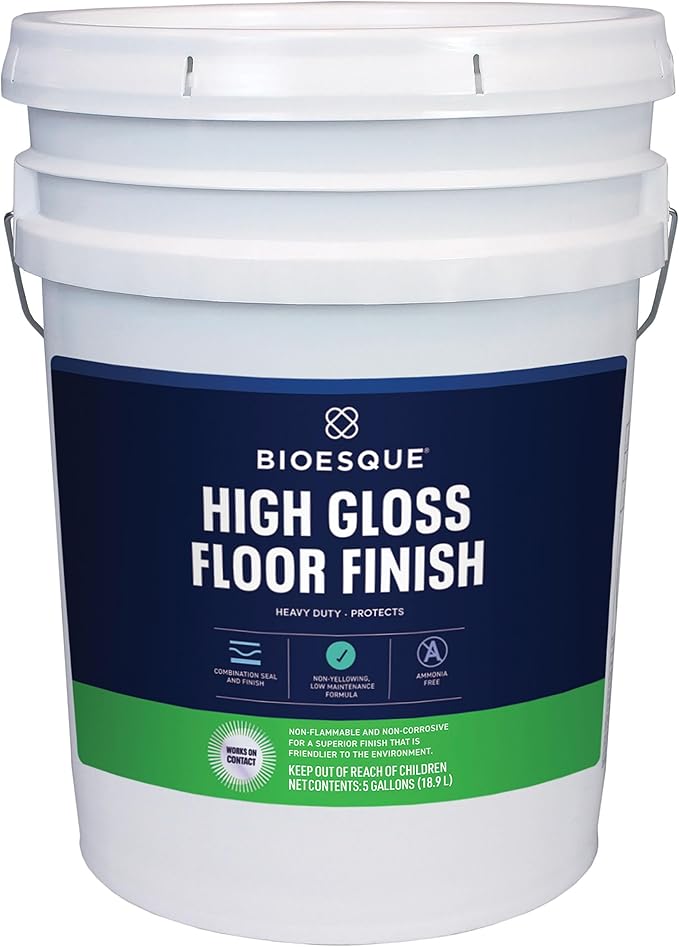 Bioesque High Gloss Floor Finish 5 Gallon (Pack of 1)