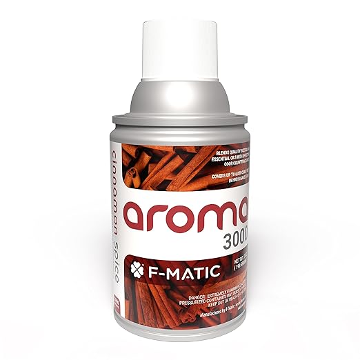 F-Matic AE400 Metered Spray Air Freshener Refill Cinnamon (Case of 12)