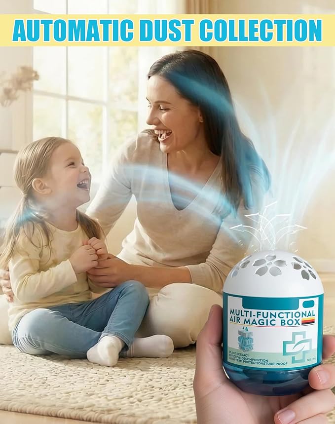 Multifunctional Air Magic Box - Indoor Air Purification Dust Removal Magic Box for Continuously Purifying the Air Plant-Based Formula for All Home (5)