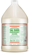 Dr. Bronner's - Sal Suds Biodegradable Cleaner (1 Gallon) - All-Purpose Pine Cleaner for Floors Laundry and Dishes Concentrated Cuts Grease and Dirt Powerful Formula
