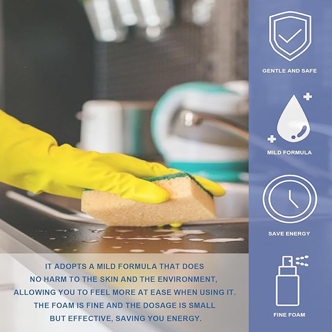 Multi-Purpose Cleaning System with Spray Bottle and Scrub Pad 4 fl oz Gentle Formula