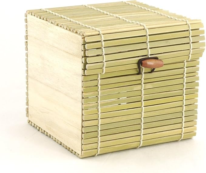 BambooMN Granulated Bamboo Charcoal Odor Absorber Bag in Decorative 4 Green Box 4 Sets