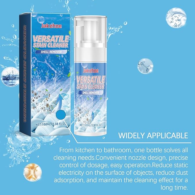 Multi-Purpose Stain Remover Kitchen Grease &amp Bathroom Grime Cleaner Long-Lasting Protection Easy To Use(2PCS)