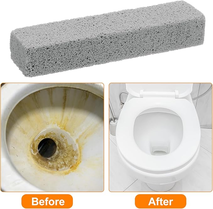 HARFINGTON 30pcs Natural Pumice Stone Toilet Bowl Cleaner Pumice Stone for Hard Water Marks Cleaning on Toilets Grills Tiles Grout Sinks Bathtubs Pools Gray