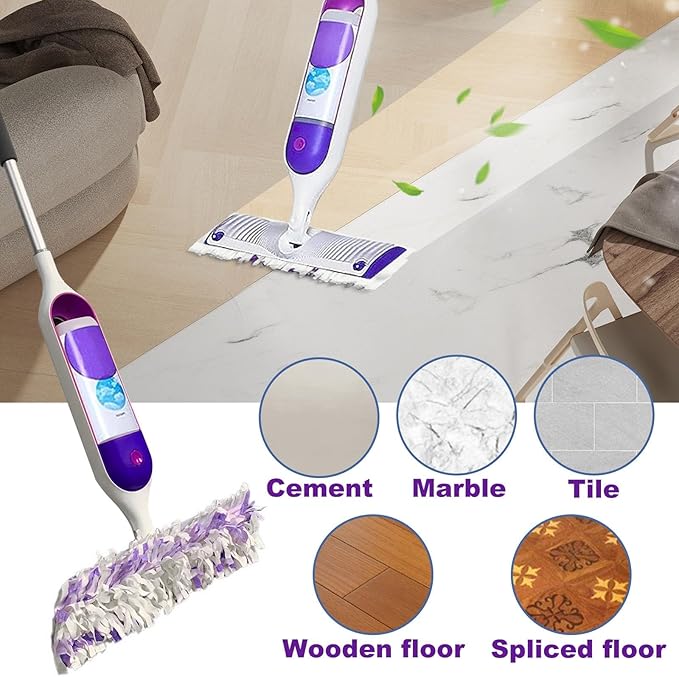30 Count Disposable Mop Pad Refills Compatible with Swiffer PowerMop Multi-Surface Mop Absorbent Cleaning Pads for Hardwood Tile &amp Laminate Floors