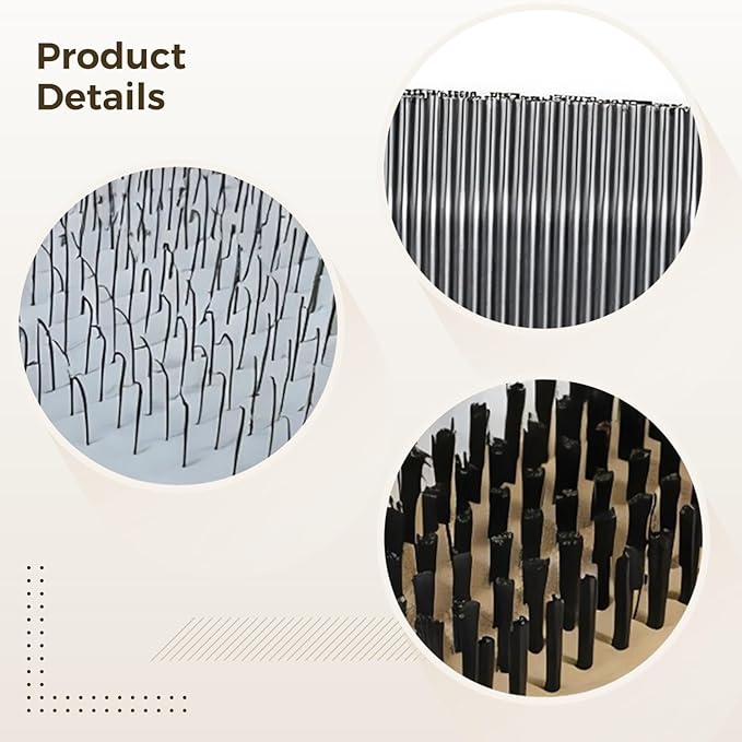 Ac Fin Cleaner Kit: 3-Piece Set Stainless Steel Comb Soft Brush Dual-Sided Remover For Mini Split &amp Refrigerator Coils