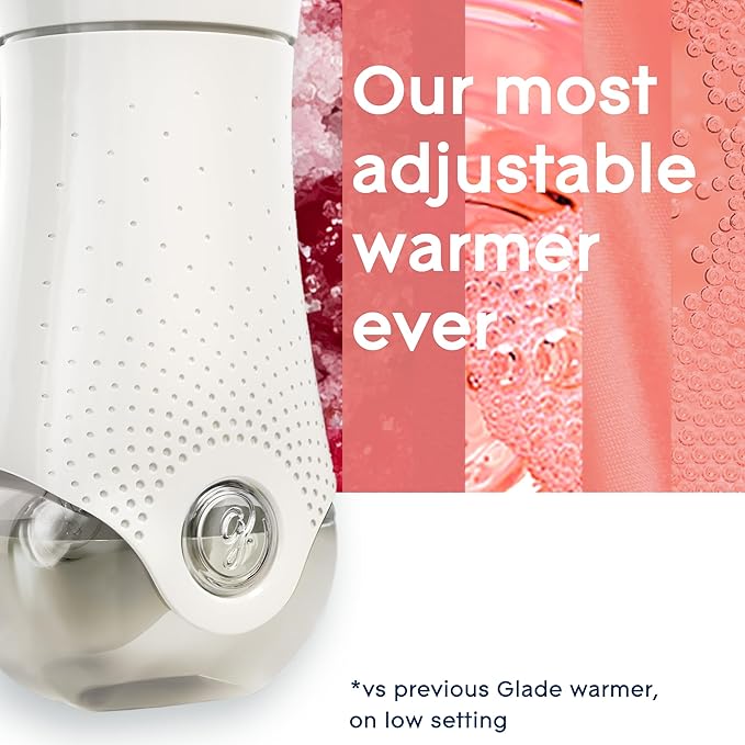 Glade PlugIns Refills Air Freshener Scented and Essential Oils for Home and Bathroom Crisp Cranberry Champagne 3.35 Fl Oz 5 Count