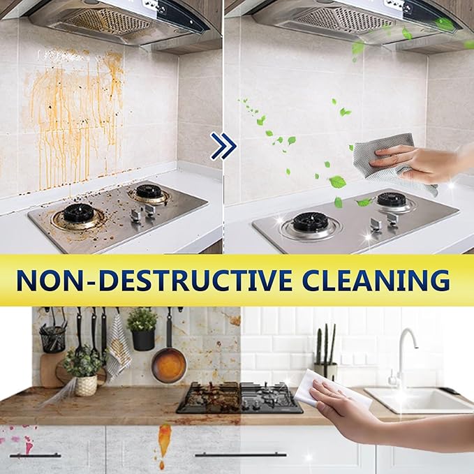 Multi-Purpose Degreaser Soaking Powder - Heavy-Duty Kitchen Cleaner For Sinks Cookware Grease &amp Stains(3PCS)