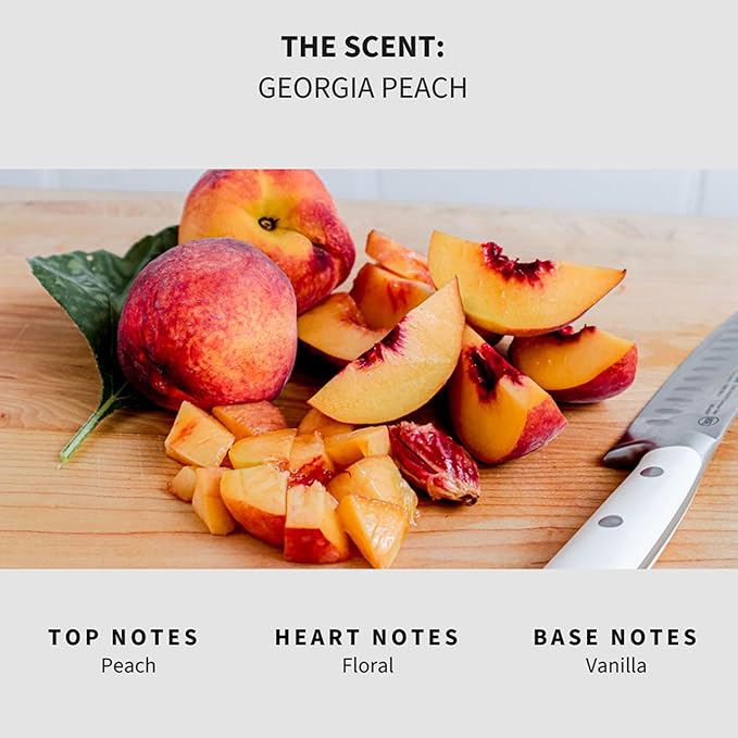Lapew Georgia Peach Scented Mop Soap - Luxury Floor Cleaner Concentrate for Mopping Tile Laminate Vinyl &amp Hardwood | Streak-Free Low-Foam | 36 oz
