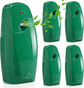 Maxcheck 4 Pcs Automatic Air Freshener Spray Dispenser Wall Mounted Automatic Spray Dispenser Air Freshener for Bathroom Battery Operated Free Standing for Commercial Place and Room (Dark Green)