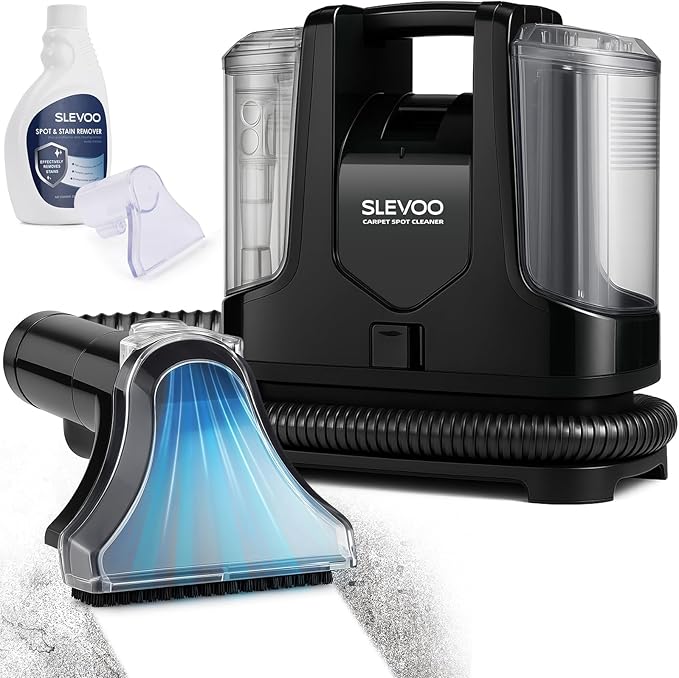 Carpet Cleaner Machine with Strong Suction for Pet Accident Rugs Carpet and Upholstery with Cleaning Agent