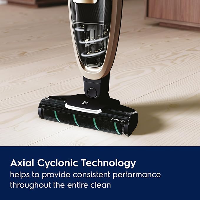 Electrolux WellQ7 Hard Floor Cordless 2-in-1 Vacuum with PowerPro Roller for Hard Surfaces 50-Minute Run Time 2 Power Modes Soft Sand