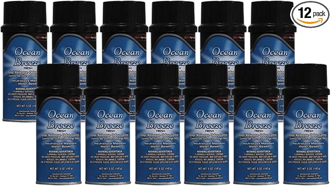 Quest 3680 OCEAN BREEZE Total Release Odor Control (Case of 12)