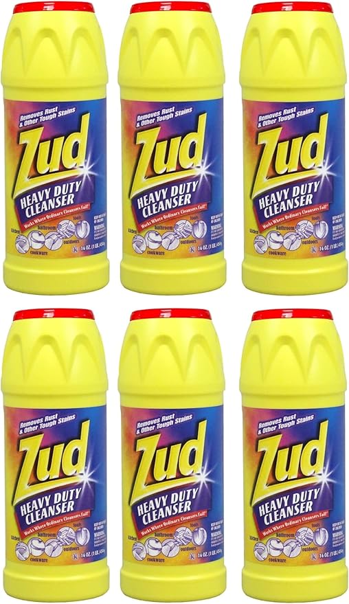 Zud Multi Purpose Heavy Duty Stain Cleanser Powder 16oz (Pack of 6) by Zud