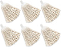 8oz Cotton Deck Mop Refill Case of 6 White