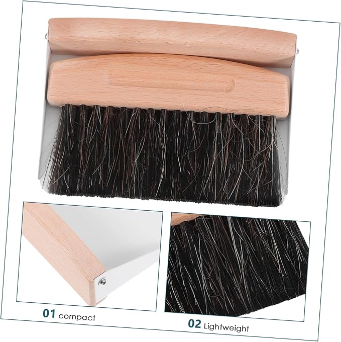 Mini Desktop Broom Dustpan for Boys and Girls Small Hand Broom for Desk Table Car Kitchen