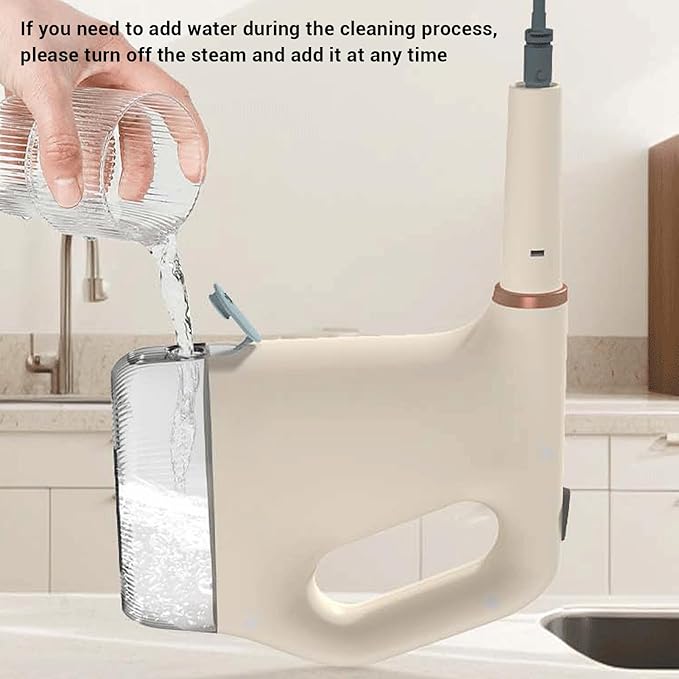 Powerful 1200W Handheld Steam Cleaner Compact and Portable Multi Purpose Steam Machine for Home Use Quick Pressurized Steam with Safe