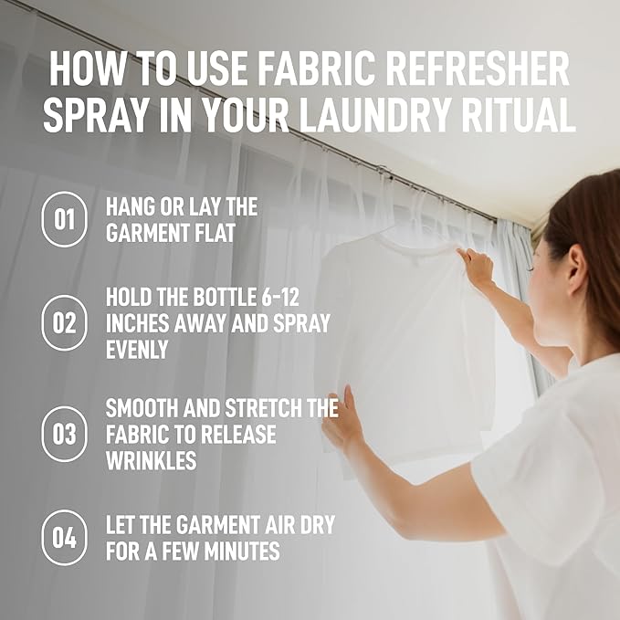 Laundry Sauce Fabric Refresher Spray Italian Bergamot Odor-Fighting Fabric Refresher Fragrance and Laundry Scent 9.8 fl oz