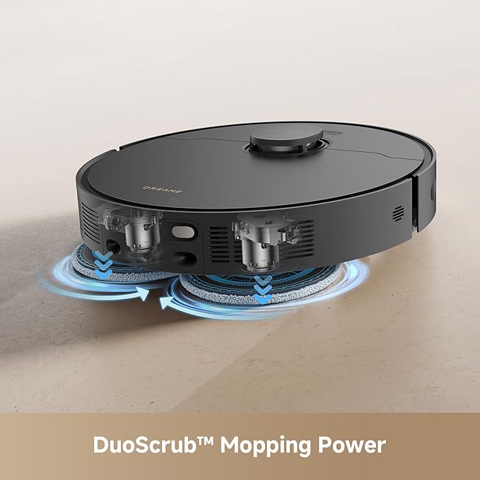 DREAME L40s Ultra CE Robot Vacuum and Mop Combo with Self-Emptying Dock 13000Pa Suction Mop Self-Cleaning and Auto-Raising Ultrasonic Carpet Sensing Ideal for Pet Hair Carpet and Hard Floors