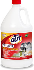 Iron OUT Liquid Rust Stain Remover Pre-mixed Quickly Removes Rust Stains from Concrete Vinyl and Other Outdoor Surfaces No Scrubbing Safe to Use Made in the USA 1 Gallon
