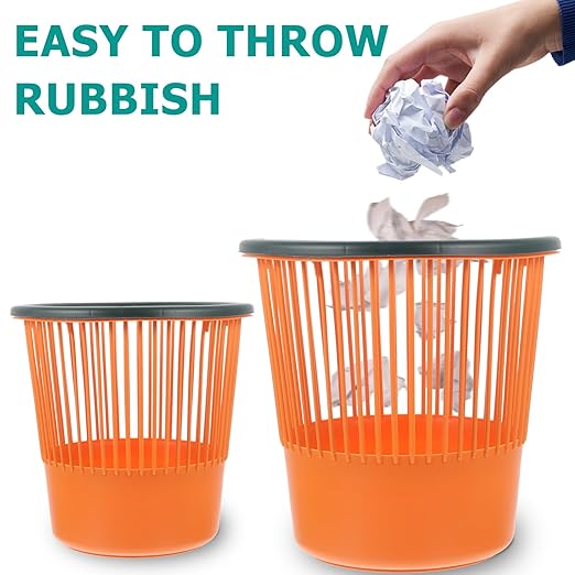 ibasenice Rubbish Bin Open Design for Easy Use Wastebasket Simple and Practical Trash Can Nordic for Kitchen Living Room and More