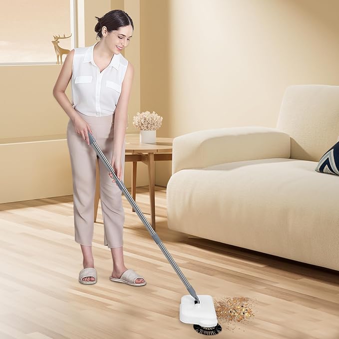 Hand-Push Floor Sweeping Machine for Home Suitable for Floors and Carpets Easy-to-Use Sweeper for Daily Cleaning