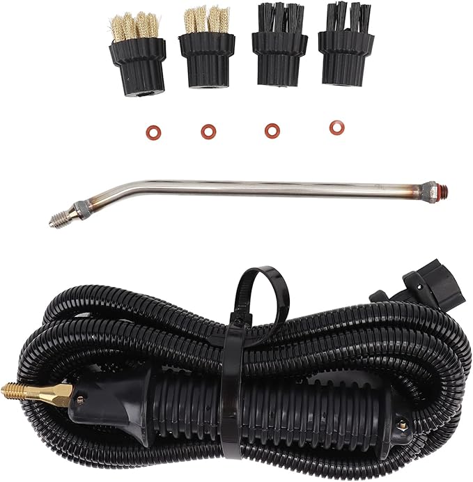 High Pressure Steam Cleaner for Car Handheld Pressurized Steam Cleaner Tankless Cleaning Machine Adjustable for Home Car Detailing Kitchen Appliances (1700W US Plug 110V)