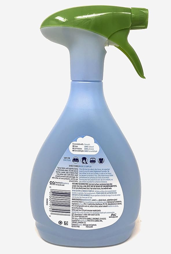 Febreze Fabric Refresher Value Pack Pet Odor Eliminator and Extra Strength Fabric Deodorizer 27 Fl Oz Pack of 2