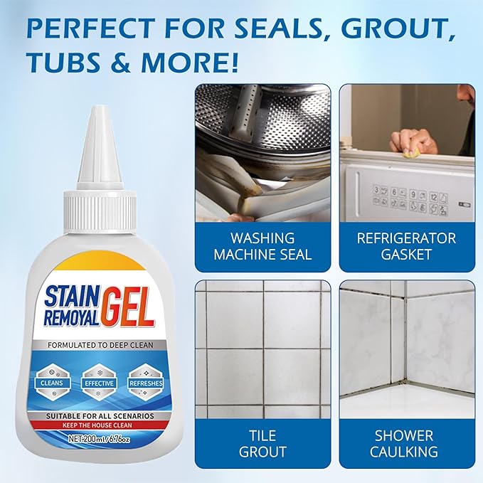Foaming Drain Cleaner+Mold Stain Remover Gel