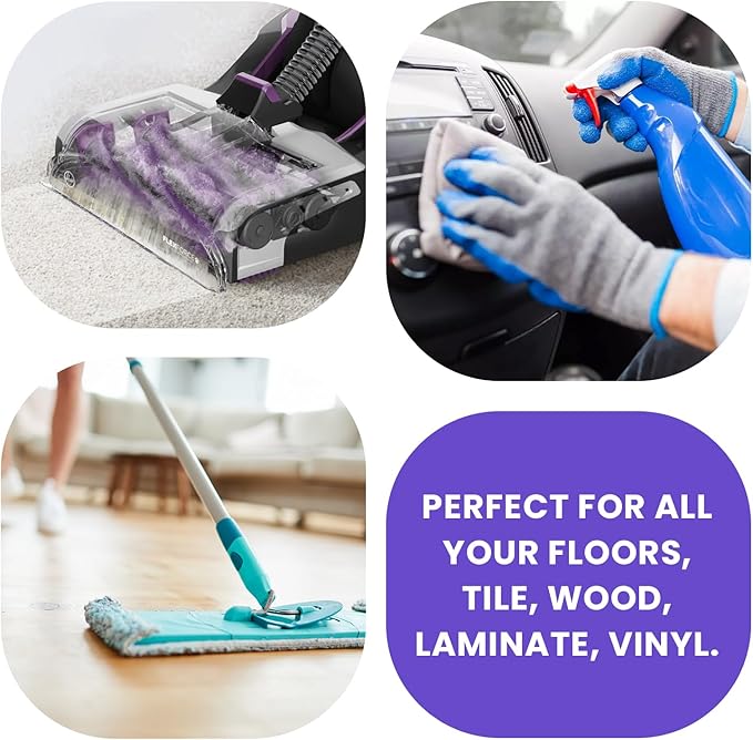 Multi Purpose Cleaner Pet Odor eliminator 64oz - Concentrate MAKES 32 GALLON - MADE IN USA- pH Neutral - Strong Floor Cleaner Odor eliminator - Stain Remover Cleaner &amp Deodorant (64 Fl Oz Lavende