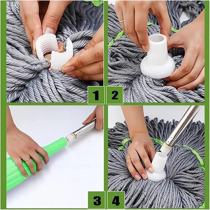 Rotating Mop 2 In1 Dehydrated Self Wringing 360 Degree Self Wringing Mop Hand Free Household Spin Mop Home Cleaning
