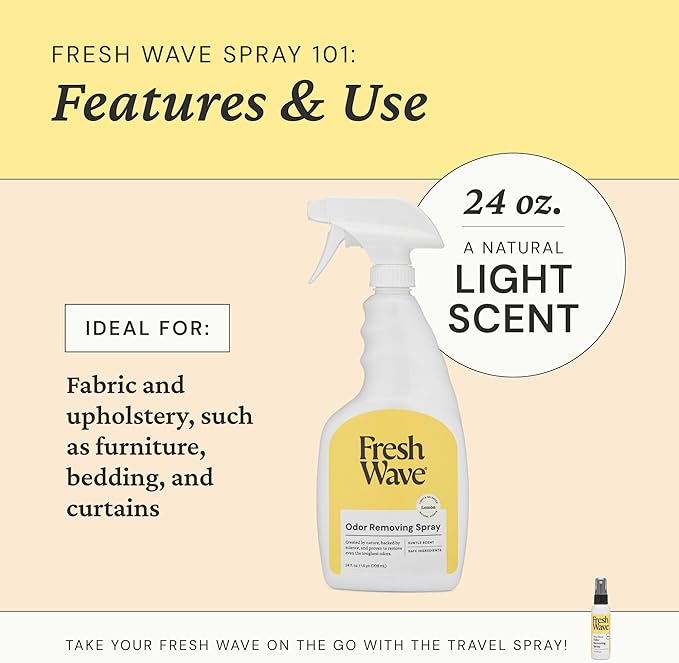 Fresh Wave 4-Pack Scent Odor Eliminator Spray &amp Air Freshener 24 fl. oz.