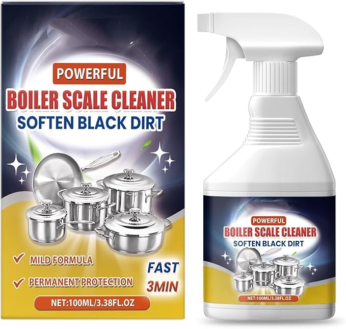 Pot Bottom Black Stain Remover Multi-Effect Cleaner For Kitchen Stoves Tableware Grease And Dirt Suitable(2PCS)
