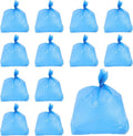 50pcs Heavy Duty Tear-resistant Plastic Trash Bags 80x100cm Blue Large Kitchen Bathroom Wastebasket Liners for Office Commercial Use