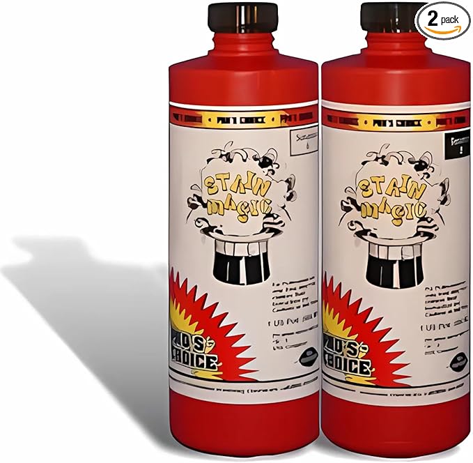 Pro's Choice Stain Magic - Deep Cleaning Solution for Clothes and Carpet - Fabric Spot Cleaner - Cleaning Supplies for Housekeeping - Laundry Stain Remover Fabric Spot Remover - Household Supplies