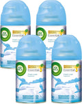 Air Wick Freshmatic 4 Refills Automatic Spray Fresh Linen 4ct New Look Same familiar smell of Fresh Laundry Essential Oil Odor Neutralization Packaging May Vary