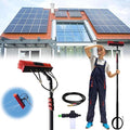 Telescopic Window Cleaning Pole 10.8M Extendable Rod with Universal Washing Brush for Solar Systems and Windows 55CM Brush 6M Reach