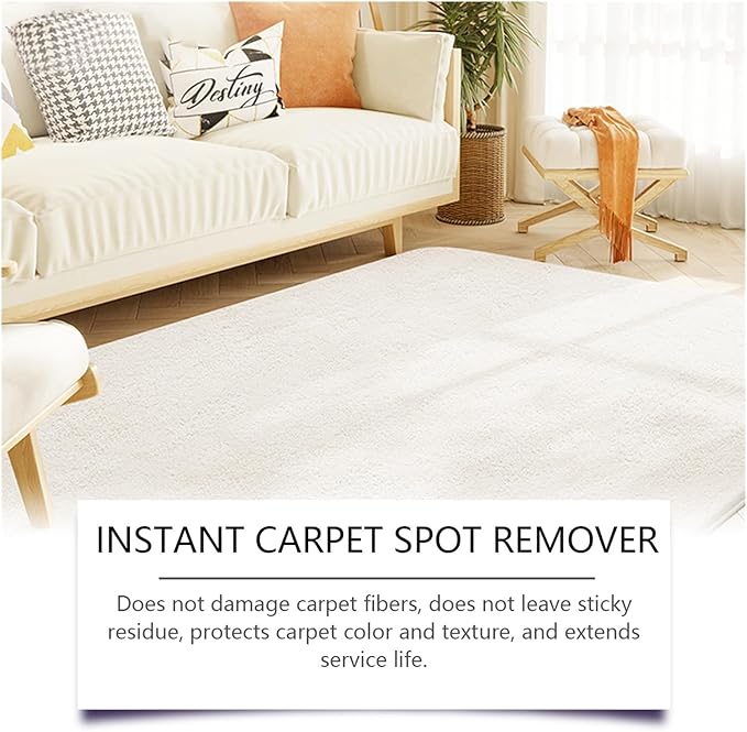 Compatible With Jakehoe CarpetCleaner Spray Carpet Stain Remover With Cleaning Cloth Effective Cleaning For Home Carpets Upholstery Spot Cleaner(3PCS)