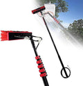 Solar Panel Window Cleaner Brush and Pole Kit12ft-36ft 3-in-1 Outdoor Water Fed Extendable Brush - Perfect for Cleaning Photovoltaic Panels Cars Windows